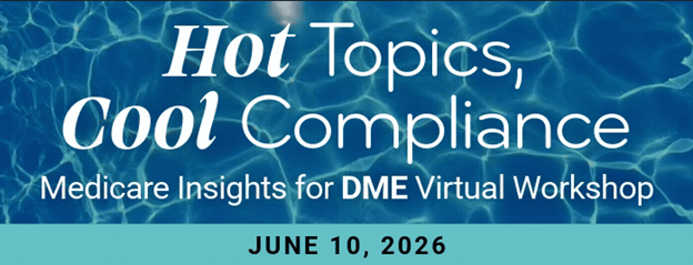 Virtual Durable Medical Equipment Workshop