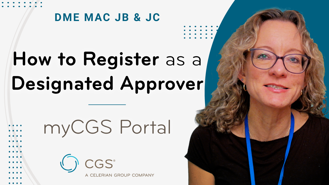 myCGS Designated Approver