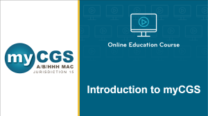myCGS