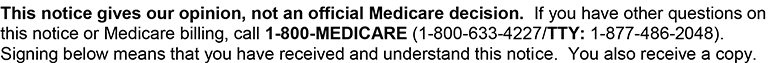 Medicare information