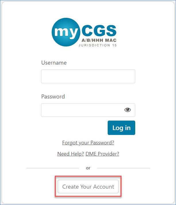 create account