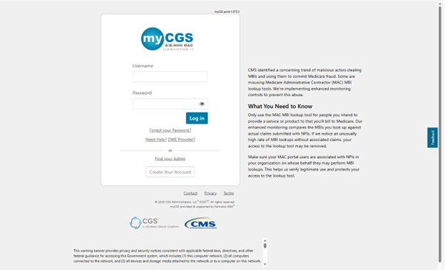 login instructions