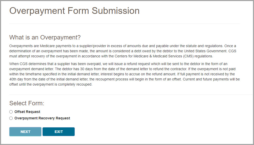 choose the appropriate form