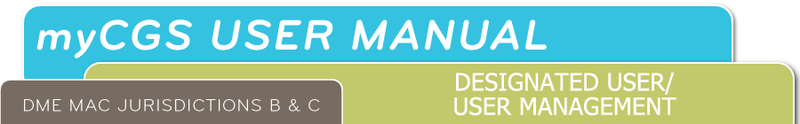 myCGS User Manual Chapter 12