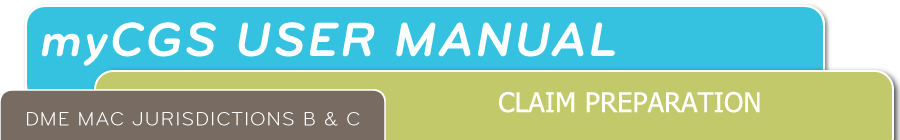 myCGS User Manual Chapter 5