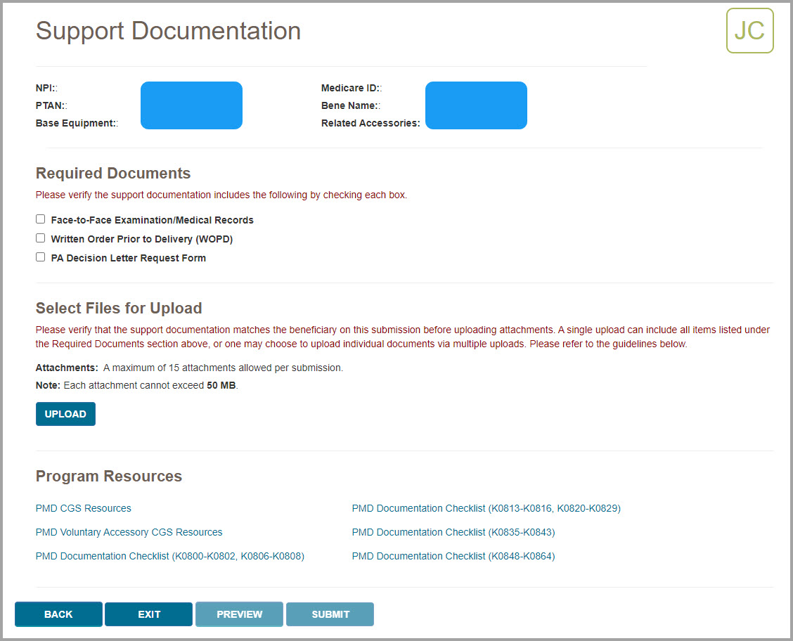 Support Documentation