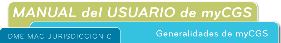 Generalidades de myCGS