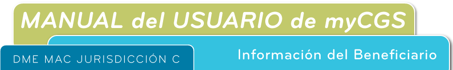 Información del Beneficiario