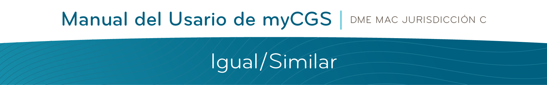 myCGS User Manual Chapter 4